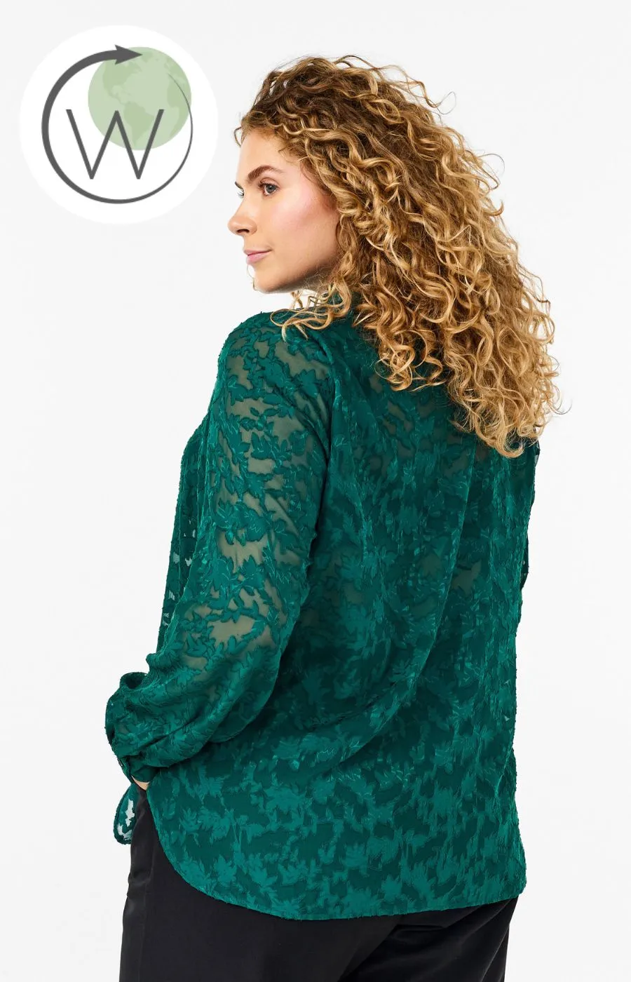 Zizzi Denita Shirt in Green